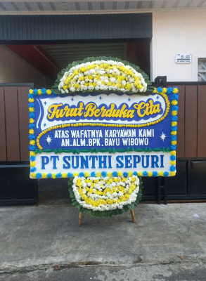 Papan Bunga Duka di Lapadde